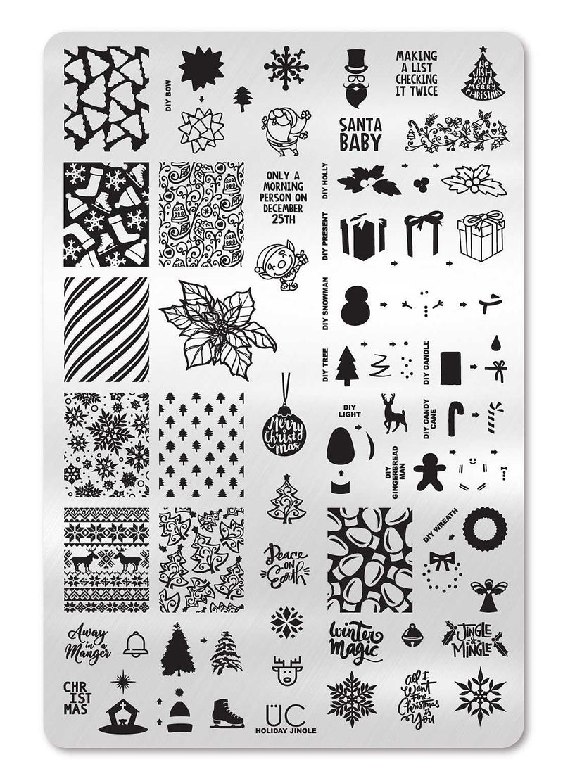 Holiday Jingle, (Christmas-03) - Cordoza Nail Supply