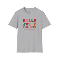 Holly Jolly Nail Tech T-Shirt - Cordoza Nail Supply