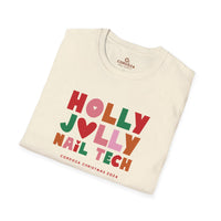 Holly Jolly Nail Tech T-Shirt - Cordoza Nail Supply