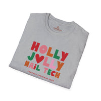 Holly Jolly Nail Tech T-Shirt - Cordoza Nail Supply