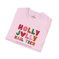 Holly Jolly Nail Tech T-Shirt - Cordoza Nail Supply