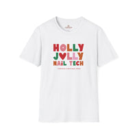 Holly Jolly Nail Tech T-Shirt - Cordoza Nail Supply