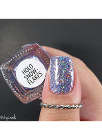 Holo Snowflakes - Holographic Polish - Cordoza Nail Supply