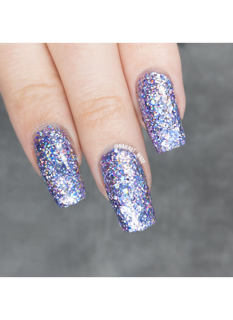 Holo Snowflakes - Holographic Polish - Cordoza Nail Supply
