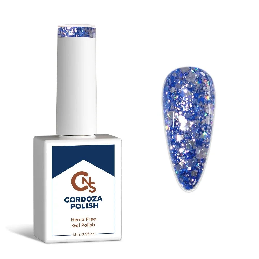 Hologlamorous - CNS Hema Free Glitter Gel Polish - Cordoza Nail Supply