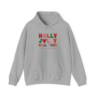 Hooded Sweatshirt - Holly Jolly Nail Tech - Cordoza Nail Supply