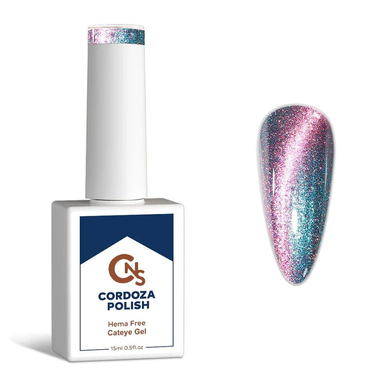 House Mouse 🐂 - CNS Hema Free Cosmic Cateye Gel Polish - Cordoza Nail Supply