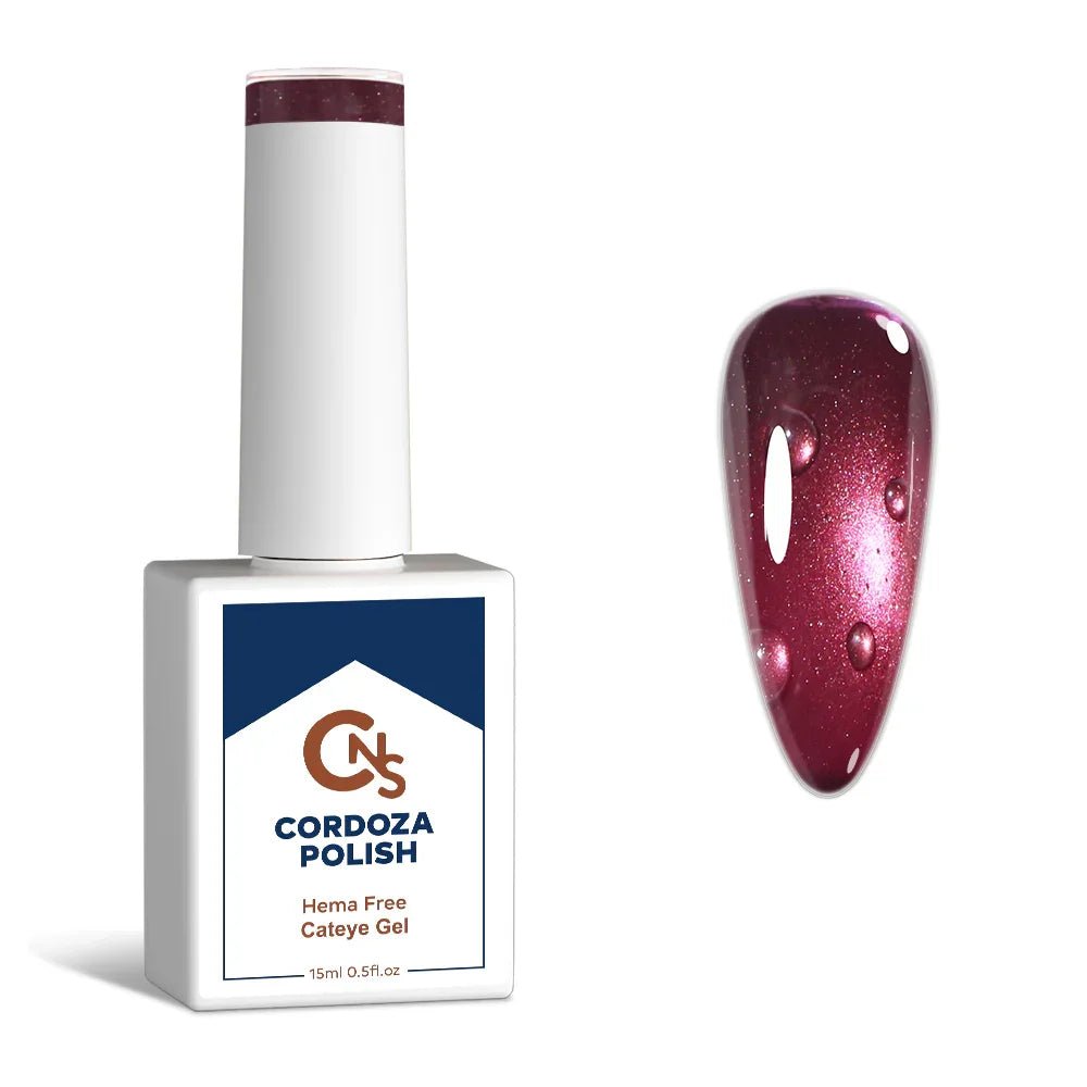 In My Blood 🐂 - CNS Hema Free Cateye Gel Polish - Cordoza Nail Supply