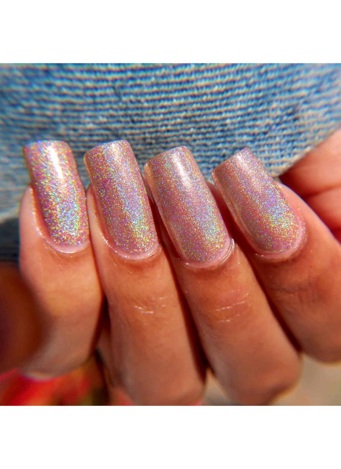 It's Pumpkin Spice Season - Holographic Polish - Cordoza Nail Supply