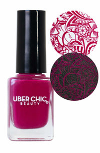 Lady of Burgundy - Stamping Polish - Cordoza Nail Supply
