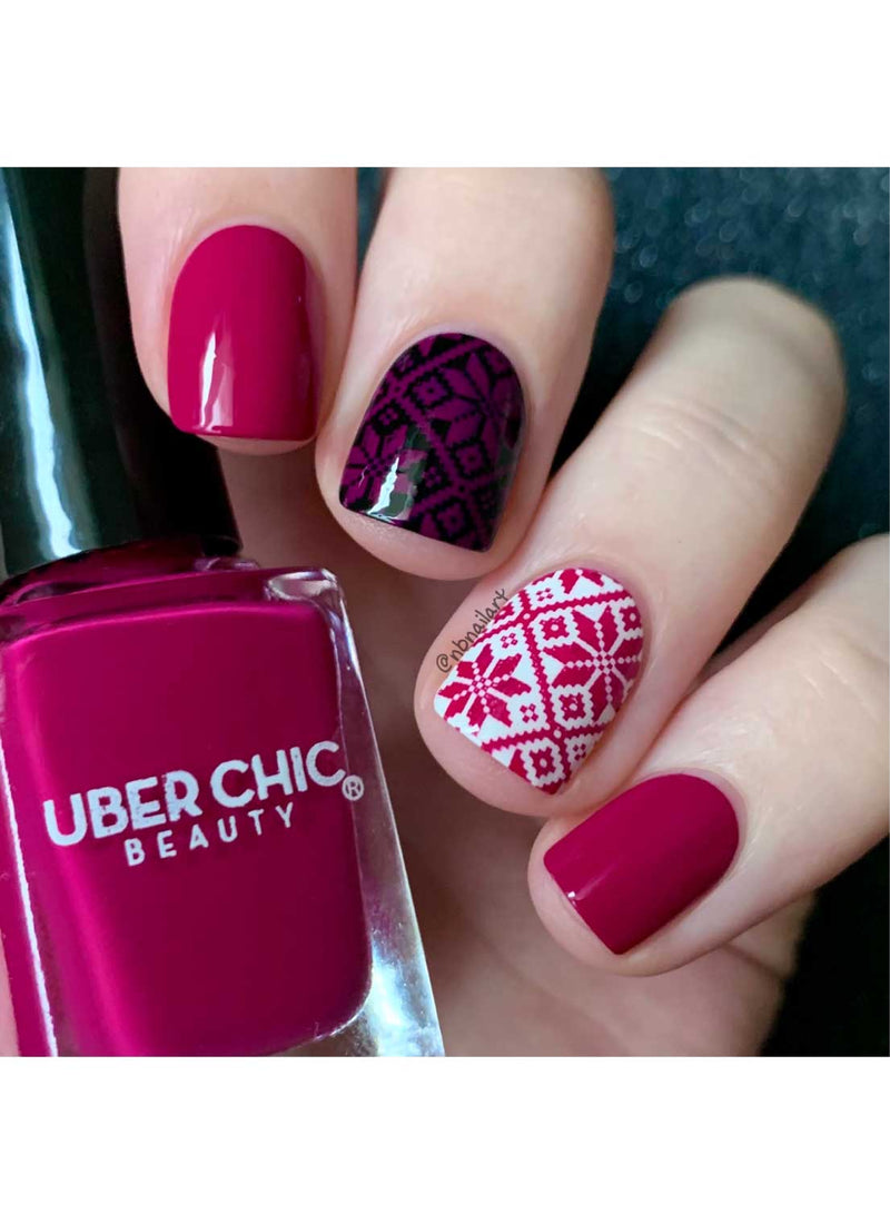 Lady of Burgundy - Stamping Polish - Cordoza Nail Supply