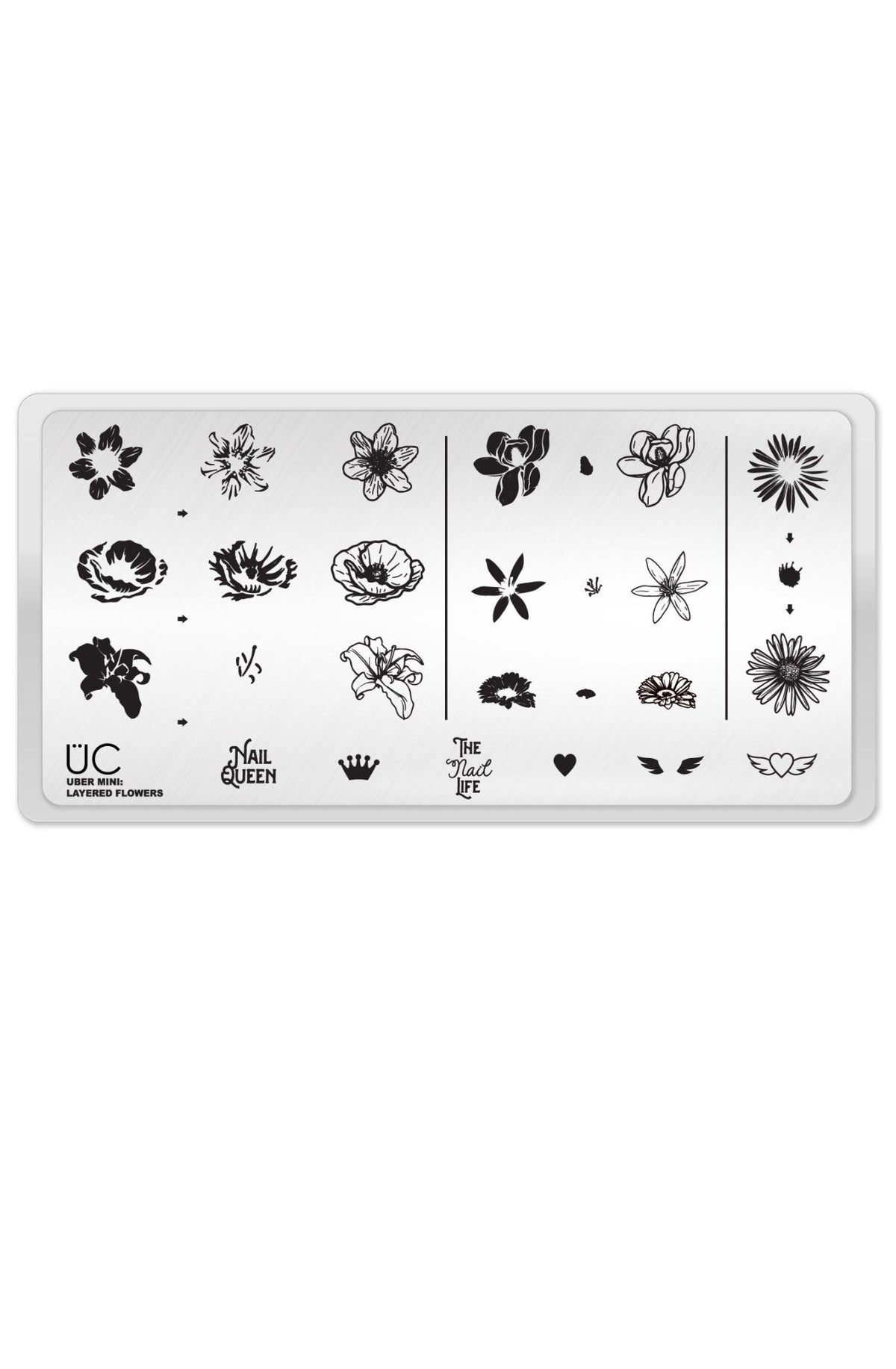 Layered Flowers - Cordoza Nail Supply