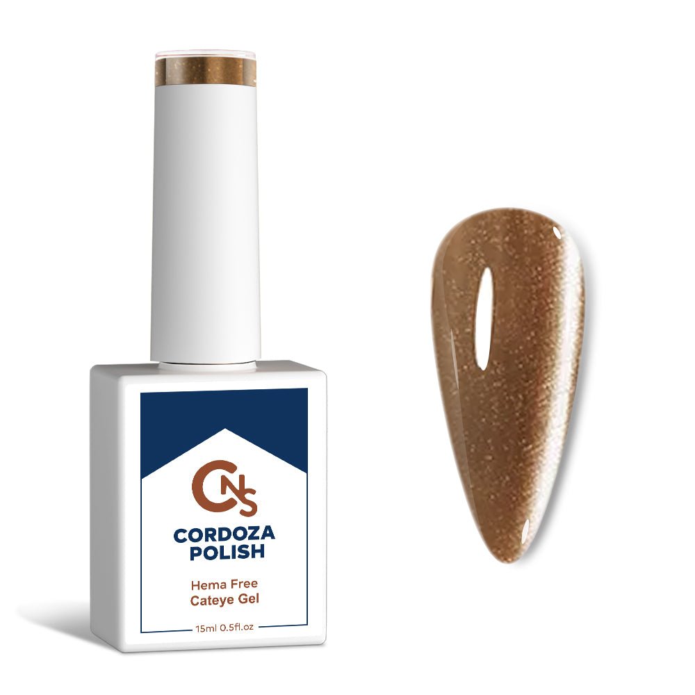 Longhorn Latte - CNS Hema Free Cateye Gel Polish - Cordoza Nail Supply