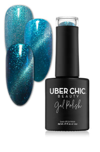 Mermaid Lagoon - Cats Eye Iridescent Gel Polish - Cordoza Nail Supply