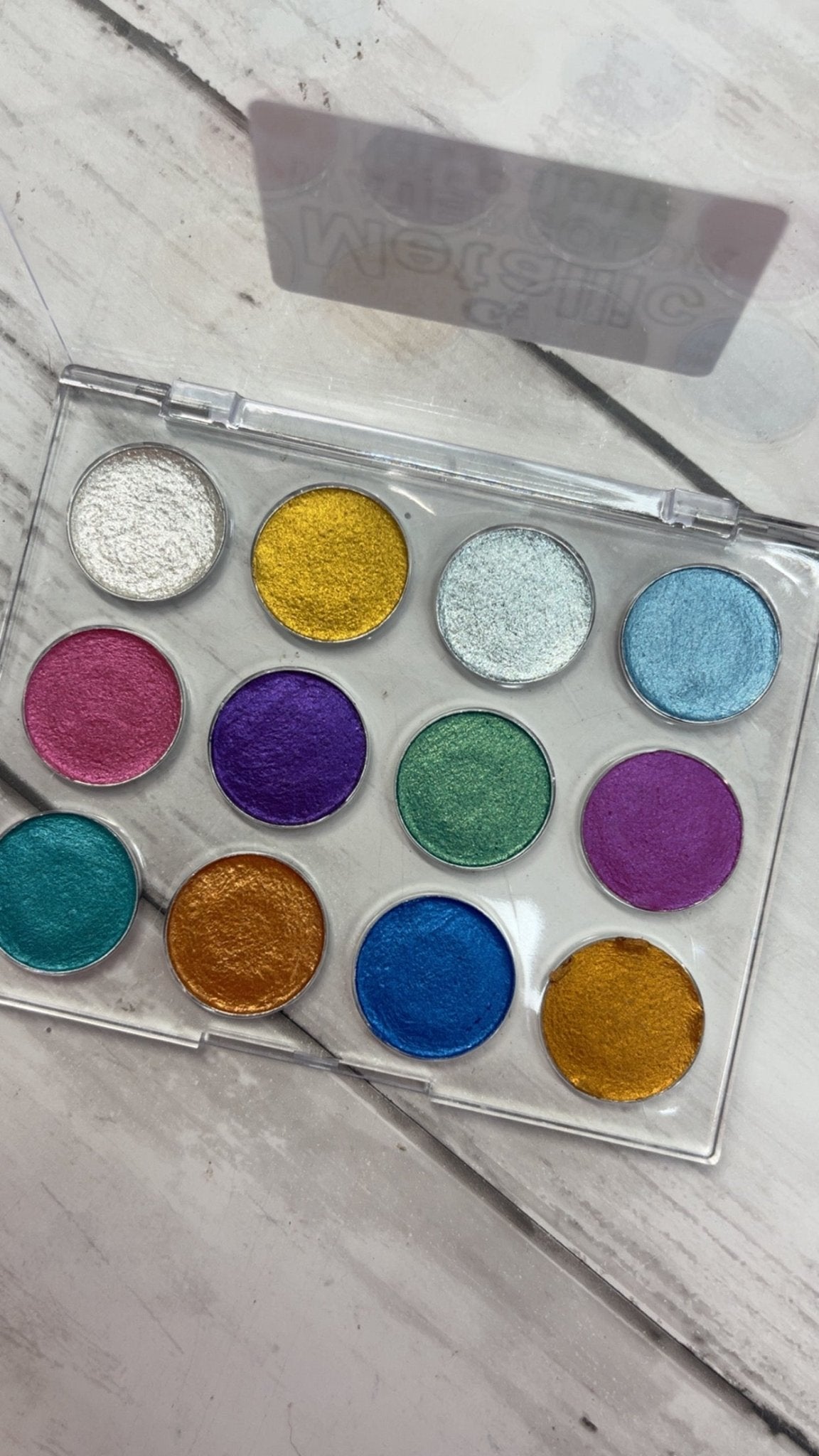 Metallic Watercolor Palette - 04 - Cordoza Nail Supply