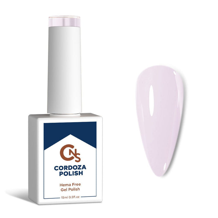 Milky Lilac - CNS Hema Free Gel Polish + Top - Cordoza Nail Supply