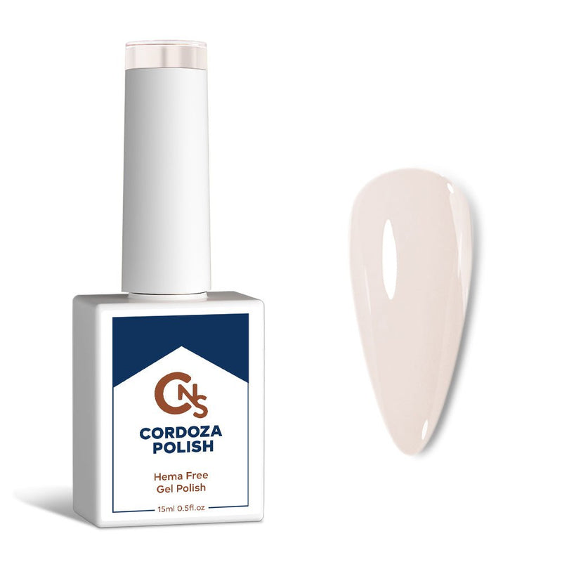 Milky Peach - CNS Hema Free Gel Polish + Top - Cordoza Nail Supply