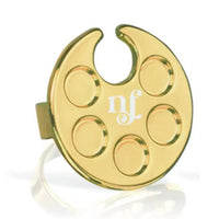 Mini Gold Art Palette - Adjustable Thumb Ring - Cordoza Nail Supply