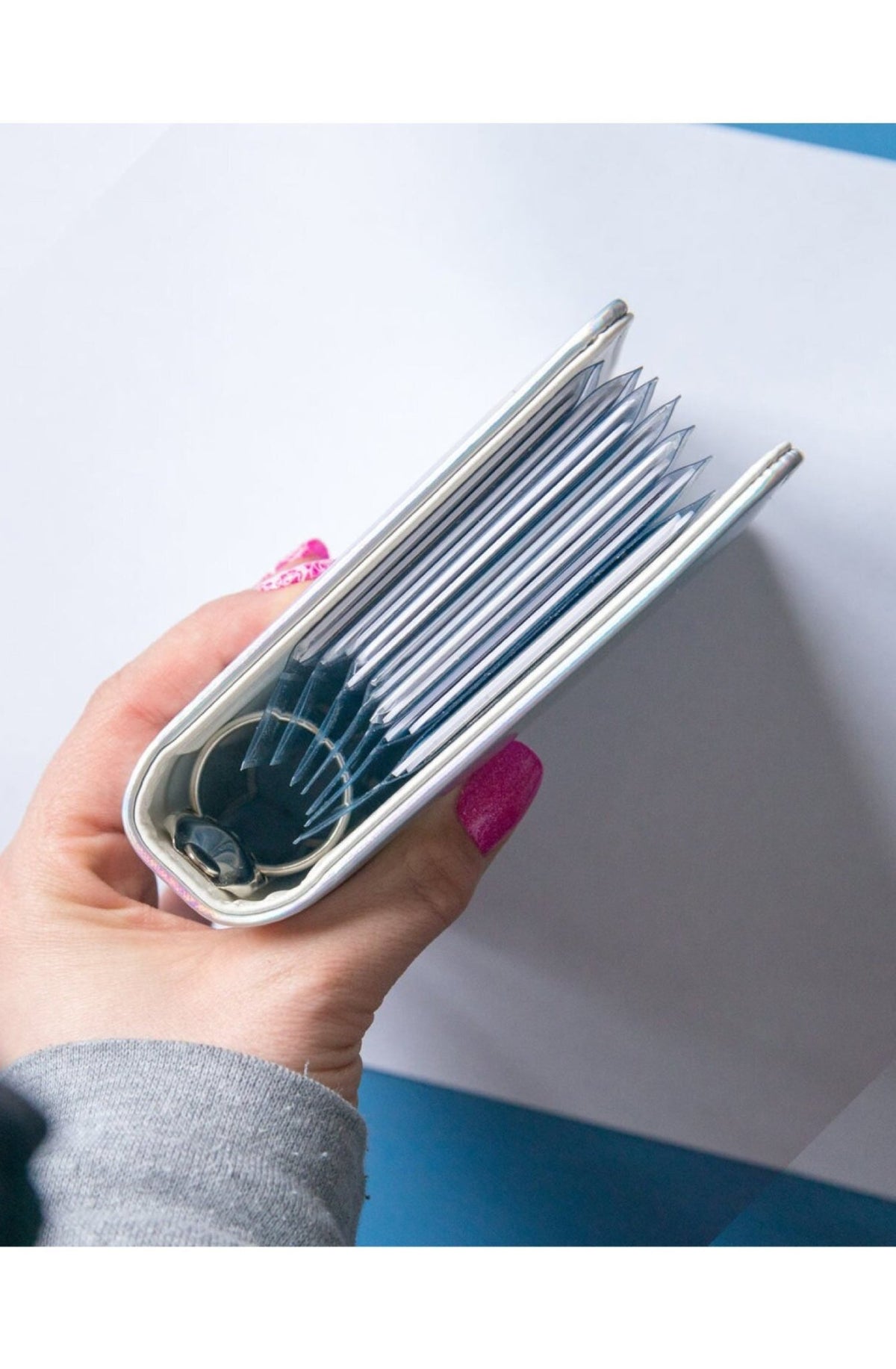 Mini Holographic Nail Stamp Storage Binder - Cordoza Nail Supply