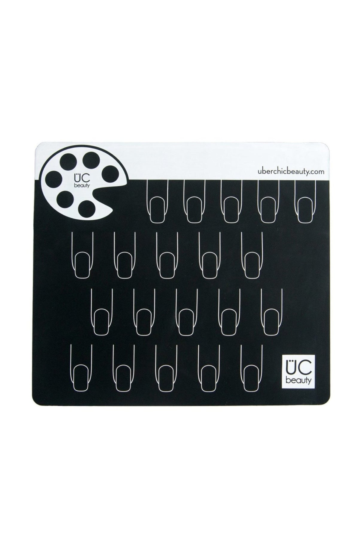 Mini Uber Mat: Black - Cordoza Nail Supply
