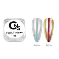 Moonlit Ice Translucent Mirror Powder 6pc PRE - ORDER - Cordoza Nail Supply