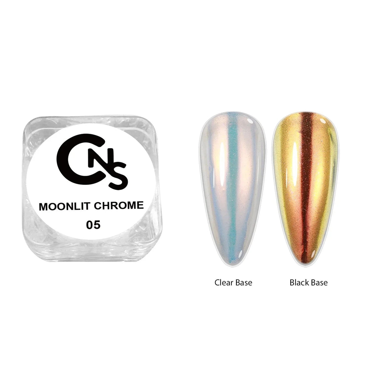 Moonlit Ice Translucent Mirror Powder 6pc PRE - ORDER - Cordoza Nail Supply