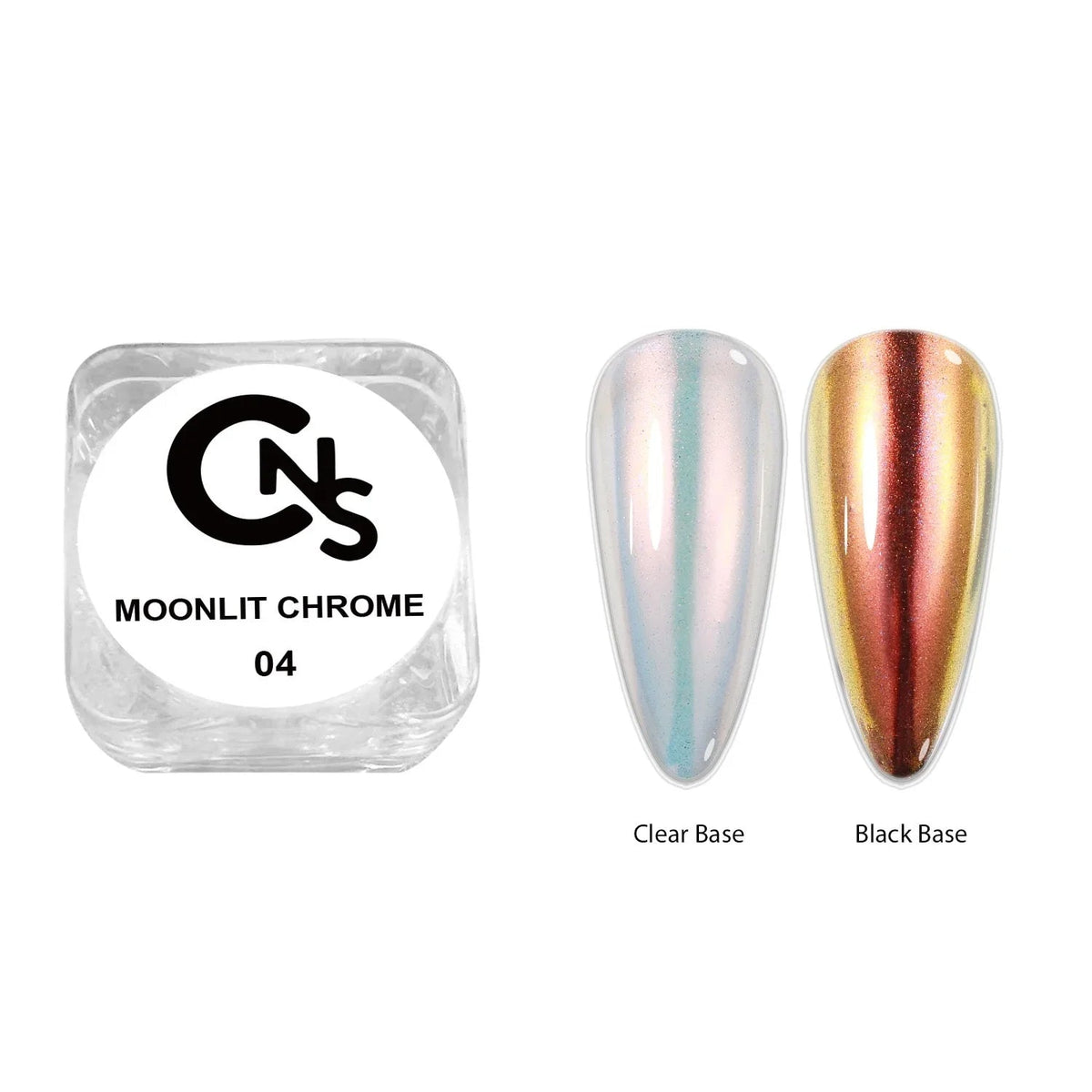 Moonlit Ice Translucent Mirror Powder 6pc PRE - ORDER - Cordoza Nail Supply