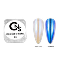 Moonlit Ice Translucent Mirror Powder 6pc PRE - ORDER - Cordoza Nail Supply