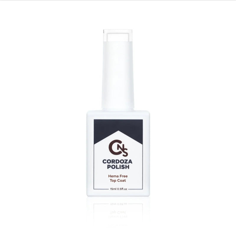 No Cleanse Hema Free Top Coat 15ml - Cordoza Nail Supply