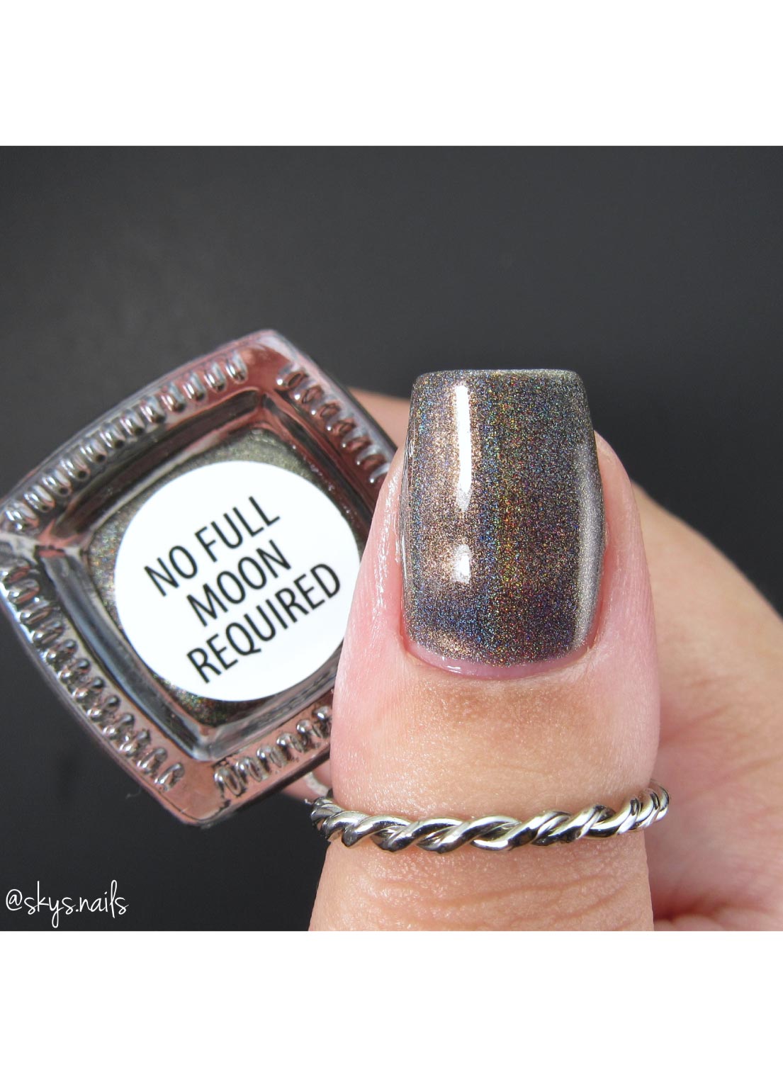 No Full Moon Required - Holographic Polish - Cordoza Nail Supply