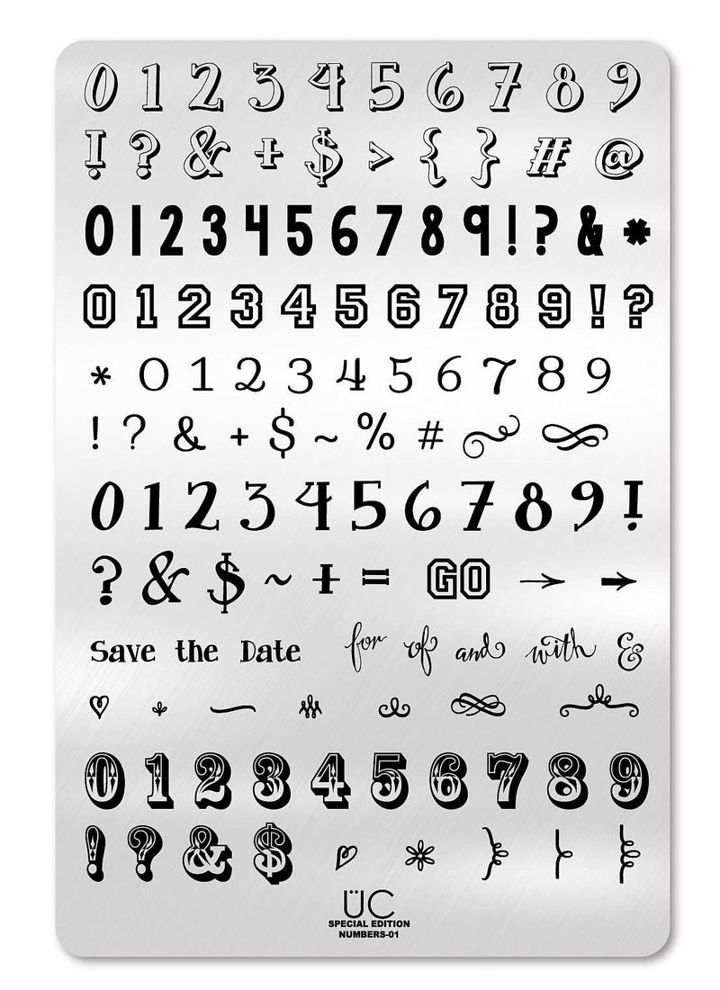 Numbers-01 - Cordoza Nail Supply
