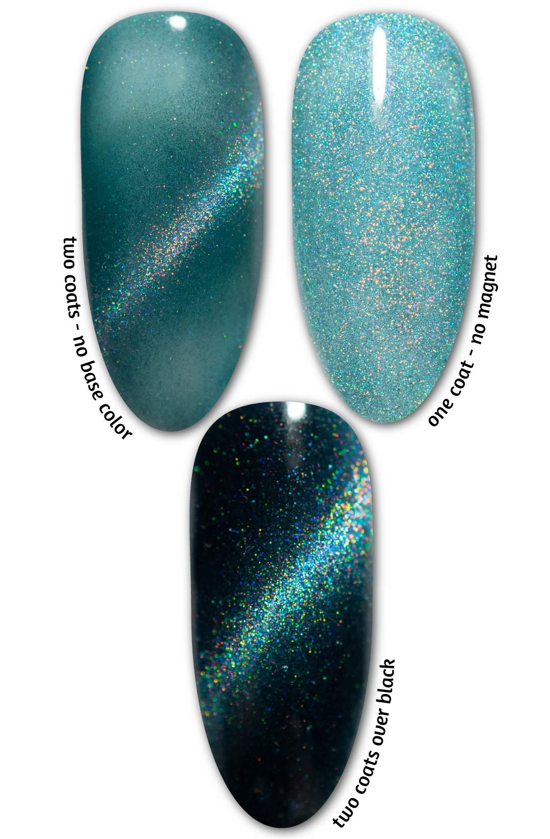 Off The Radar - Holo Cats Eye Gel Polish - Cordoza Nail Supply