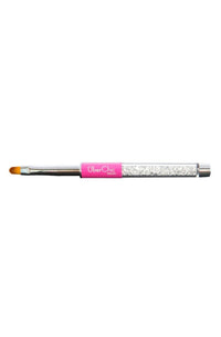 Oval Gel Clean Up Brush - Pink - Cordoza Nail Supply