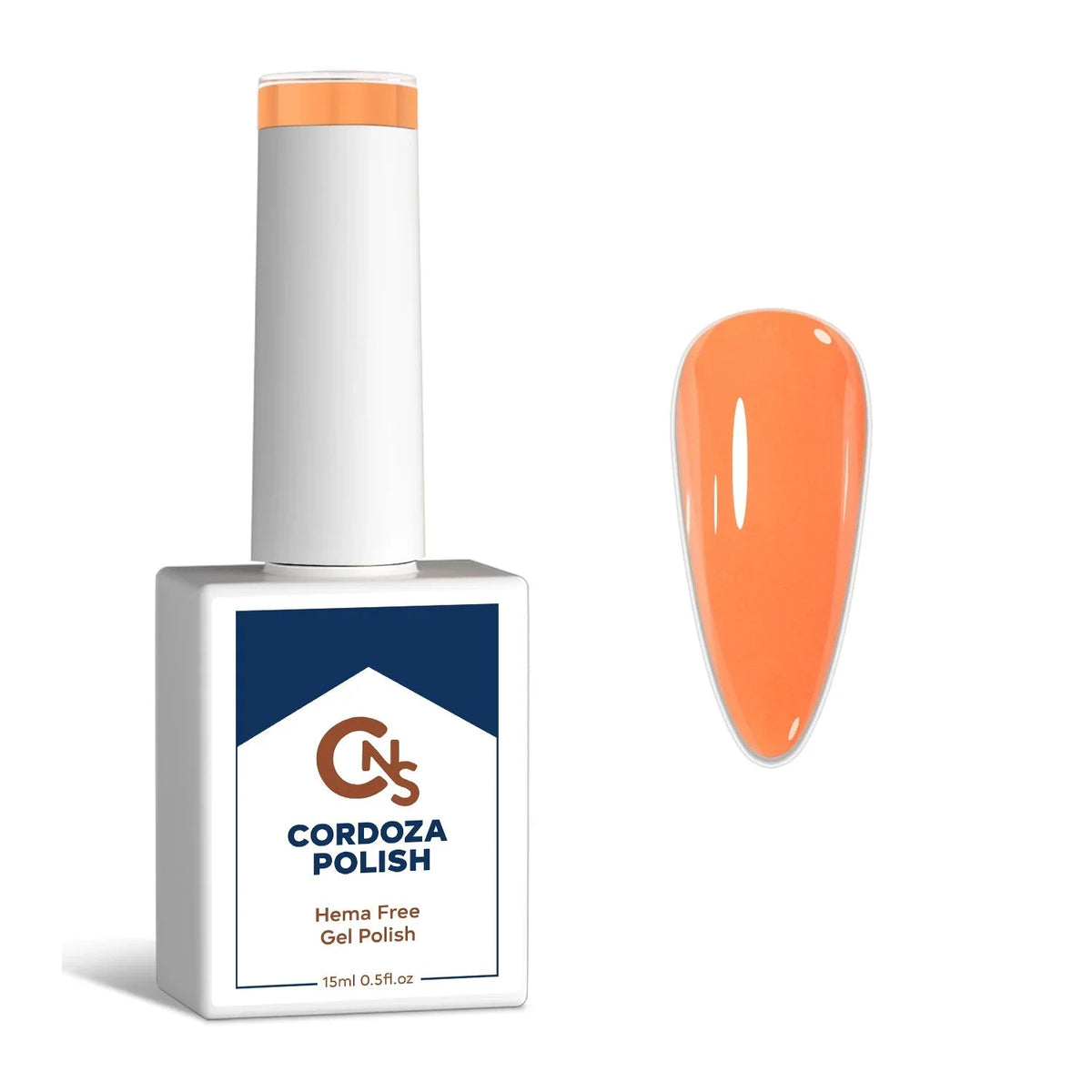 Peach Please - CNS Hema Free Gel Polish - Cordoza Nail Supply