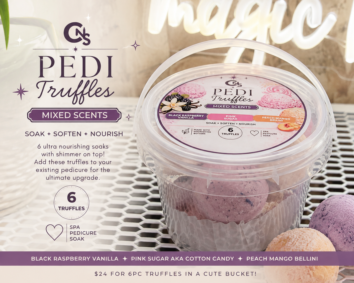 Pedi Truffles – 6 Pack Mixed Scents.