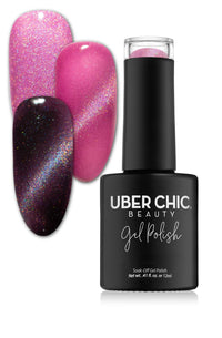 Picture Perfect Pink - Holo Cats Eye Gel Polish - Cordoza Nail Supply