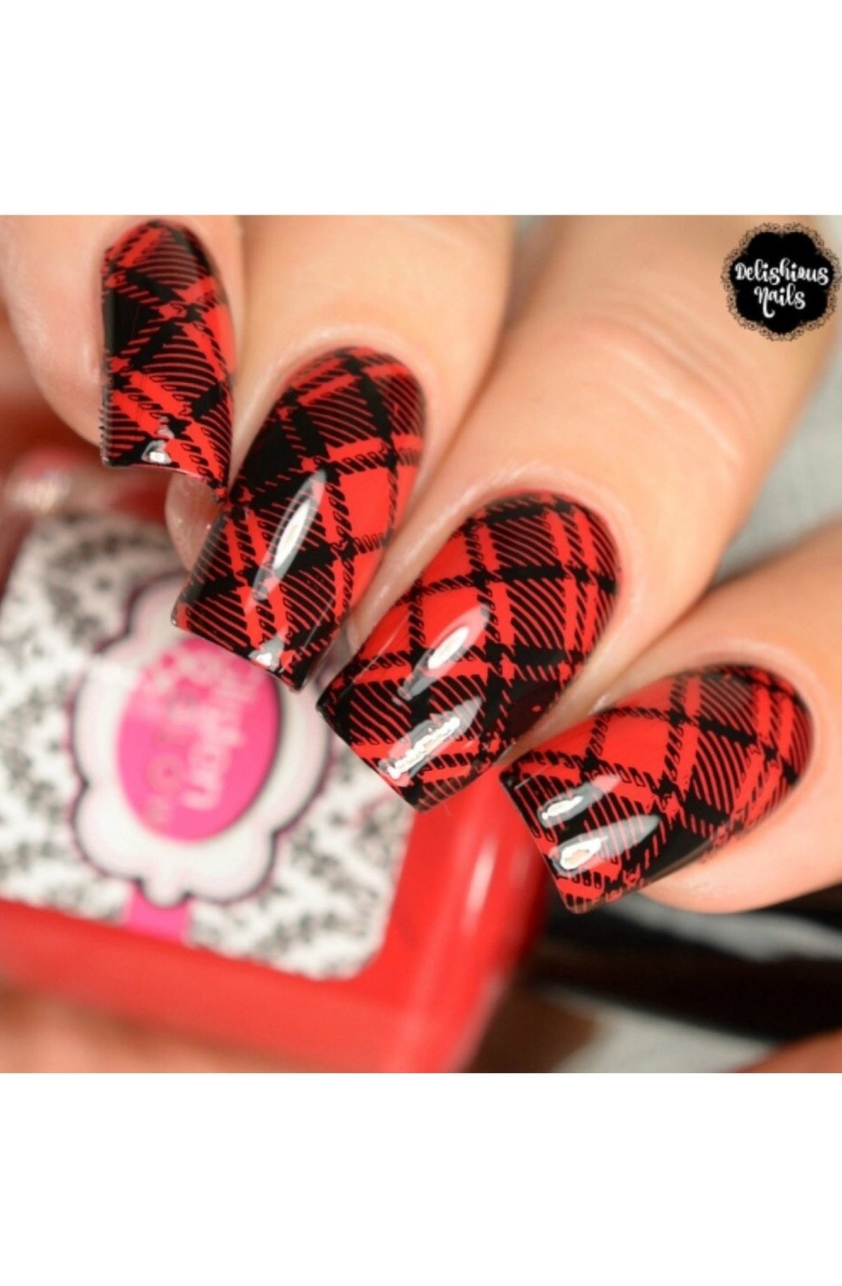 Pretty In Plaid-01 - Cordoza Nail Supply