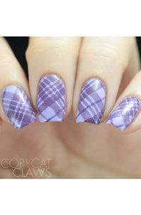 Pretty In Plaid-01 - Cordoza Nail Supply