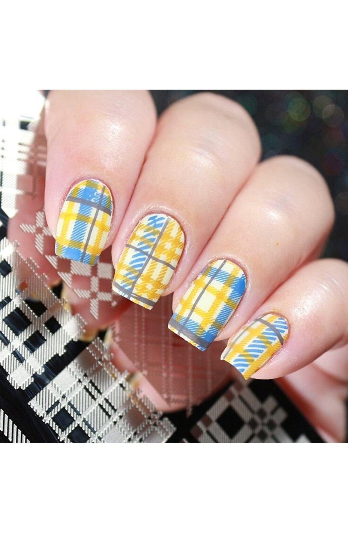 Pretty In Plaid-01 - Cordoza Nail Supply