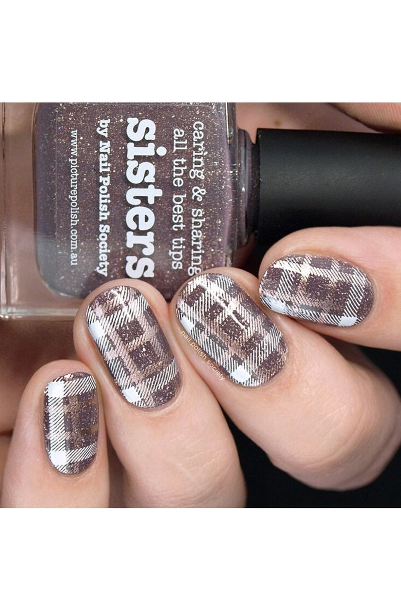 Pretty In Plaid-01 - Cordoza Nail Supply
