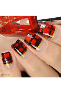 Pretty In Plaid-01 - Cordoza Nail Supply