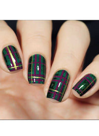 Pretty In Plaid-01 - Cordoza Nail Supply