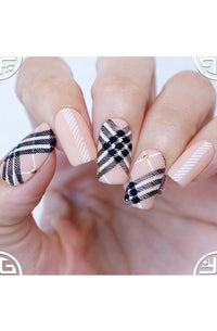 Pretty In Plaid-01 - Cordoza Nail Supply