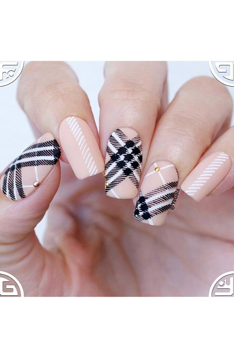 Pretty In Plaid-01 - Cordoza Nail Supply