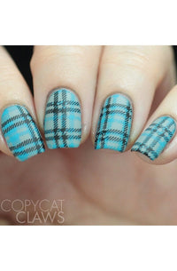 Pretty In Plaid-01 - Cordoza Nail Supply