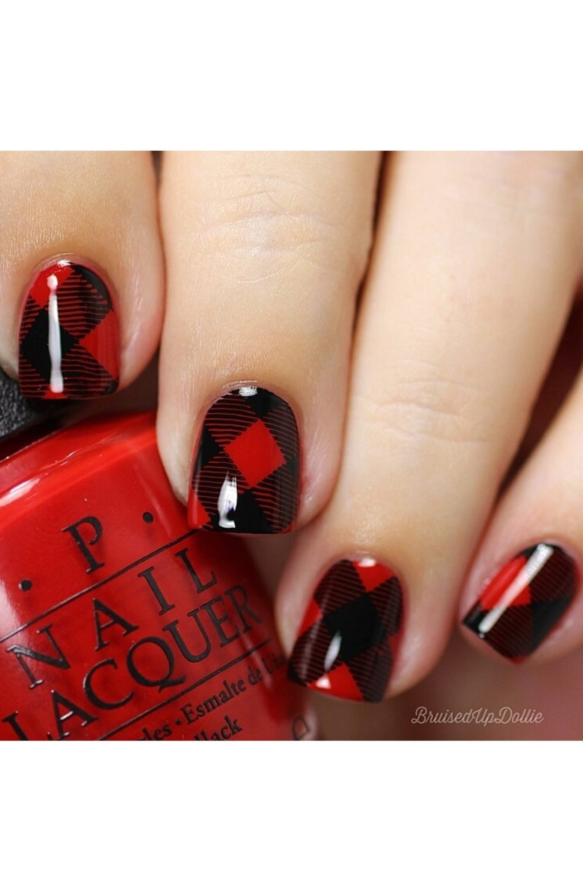 Pretty In Plaid-01 - Cordoza Nail Supply
