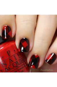 Pretty In Plaid-01 - Cordoza Nail Supply