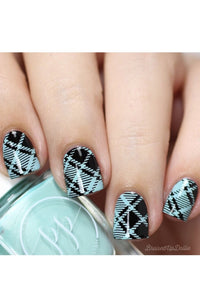 Pretty In Plaid-01 - Cordoza Nail Supply