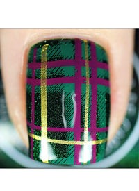 Pretty In Plaid-01 - Cordoza Nail Supply