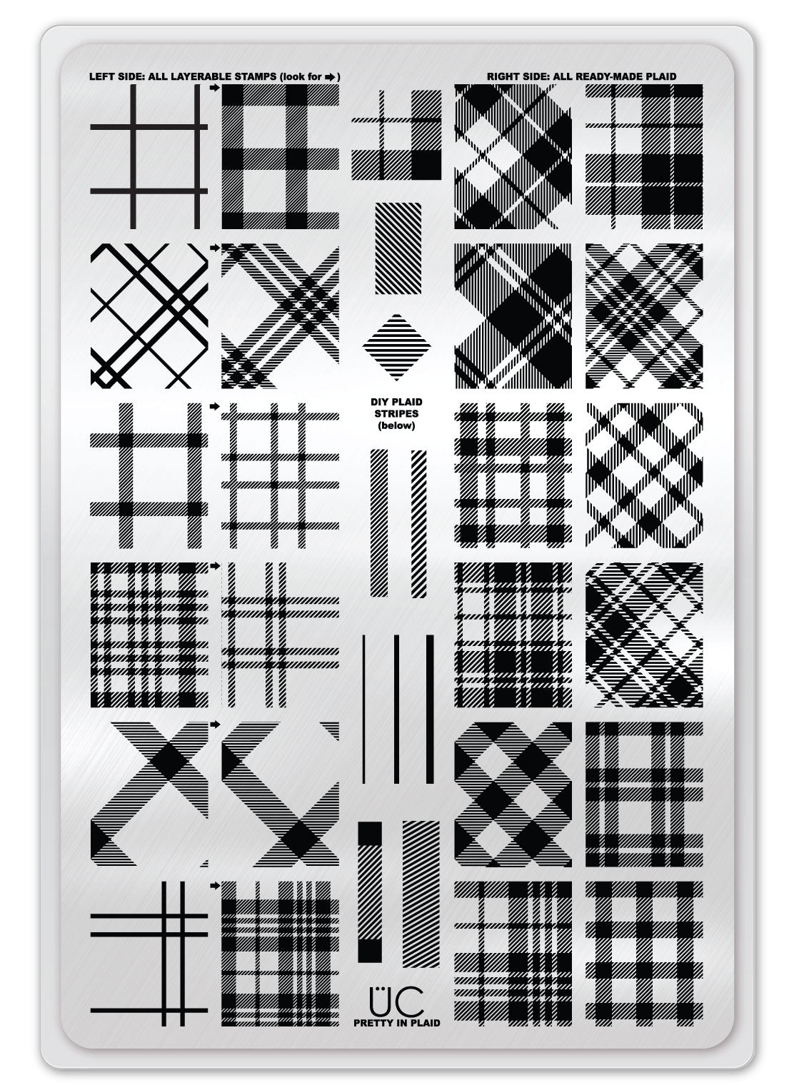 Pretty In Plaid-01 - Cordoza Nail Supply